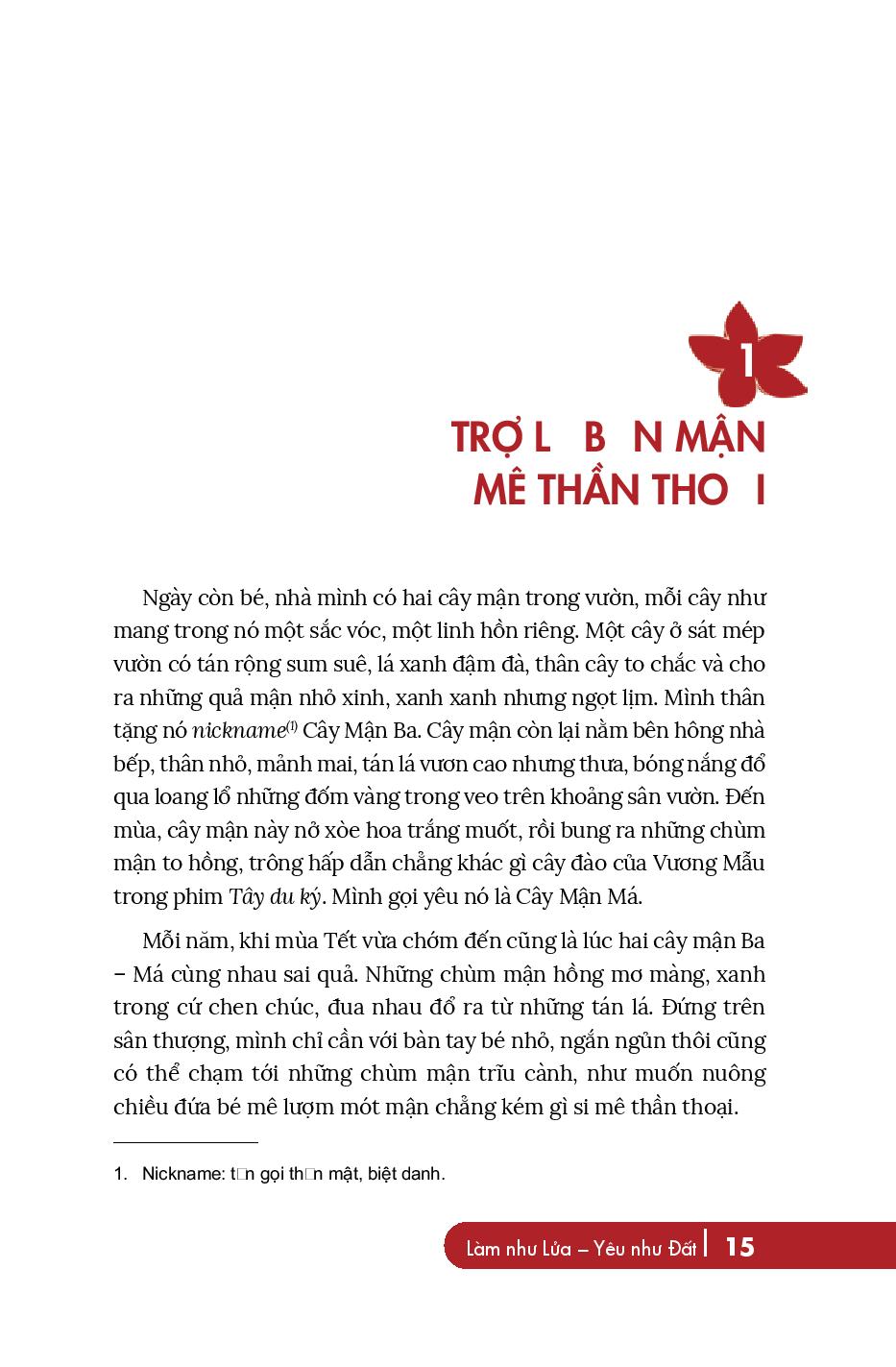Fahasa - Làm Như Lửa, Yêu Như Đất