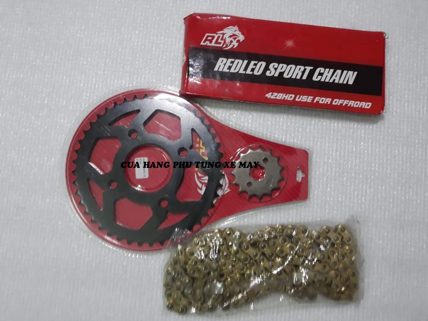 Trọn bộ sên nhông dĩa REDLEO xe Dream - Wave - Sirius - Ex 135 - Ex 150 - Winner 150 - Raider - Sonic