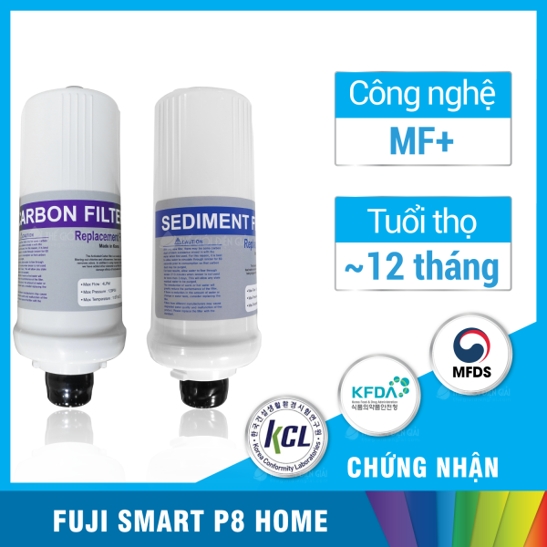 Lõi lọc máy lọc nước ion kiềm fuji smart p8 home - hàng chính hãng