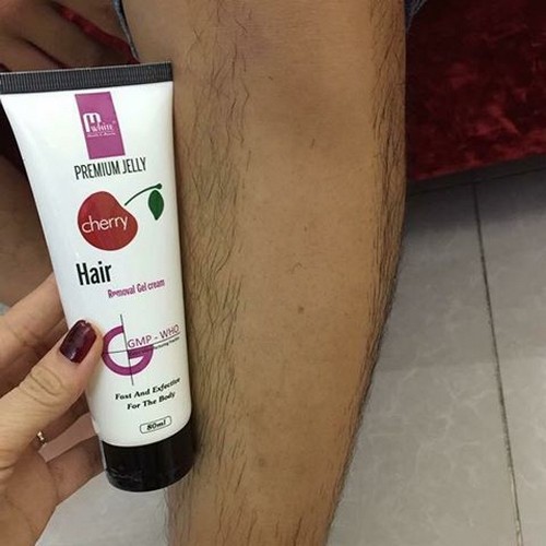 Kem tẩy lông Mwhite mẫu mới màu đỏ