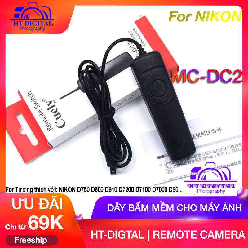 Dây bấm mềm rm-vpr1 for sony a7 a7r a7s a7r3 a58 a51 a7rm3 a9 a7m2 a6300 a6500