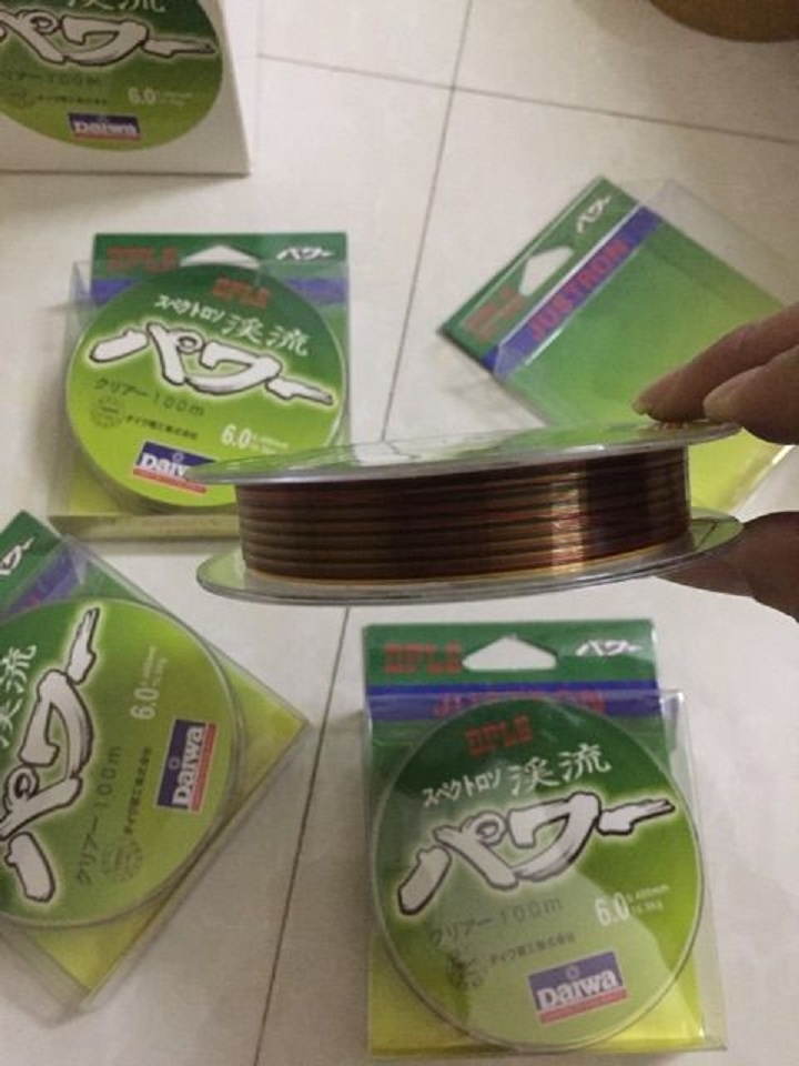 Cước câu cá DAIWA 7 màu 100M