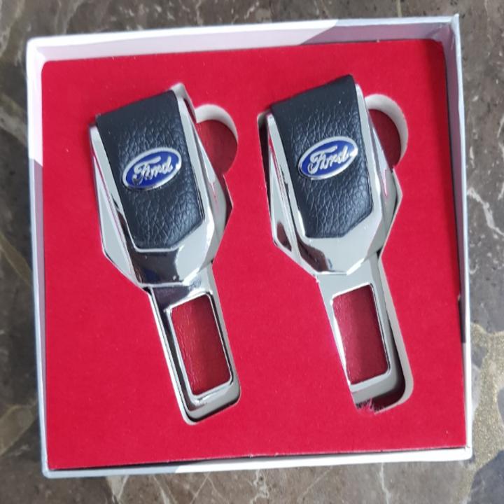 Bộ 2 chiếc chốt khóa dây đai an toàn, chống kêu ô tô, xe hơi For.d 4S-FO