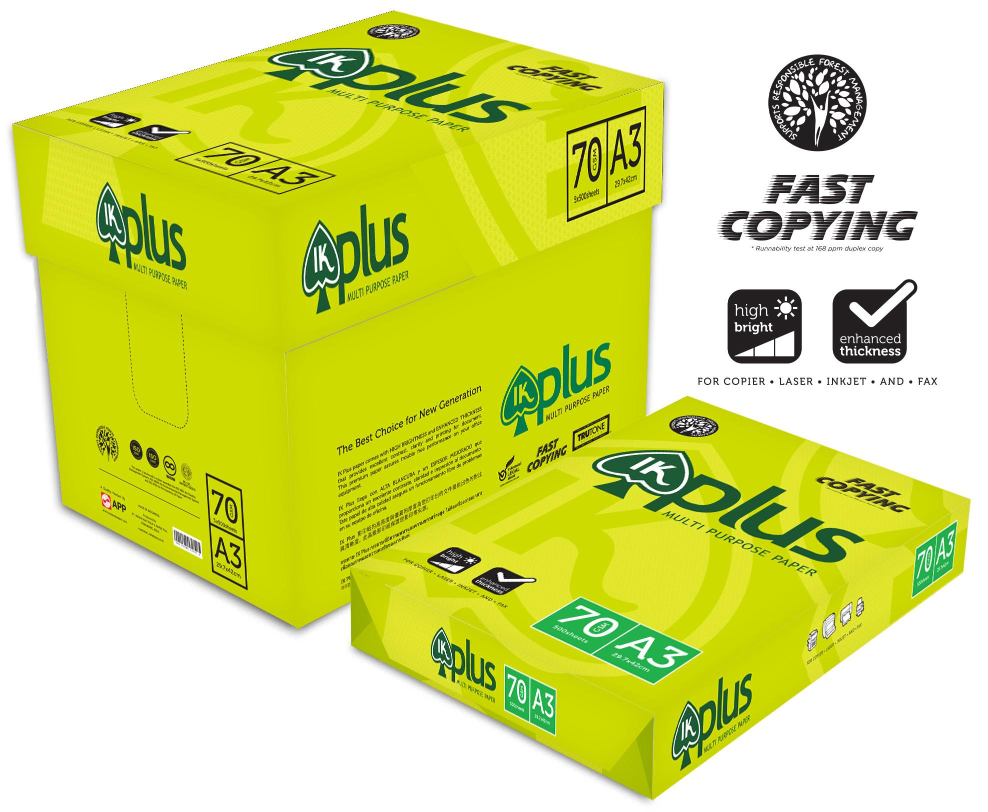[HCM]Giấy A4 IK PLUS 70 gsm