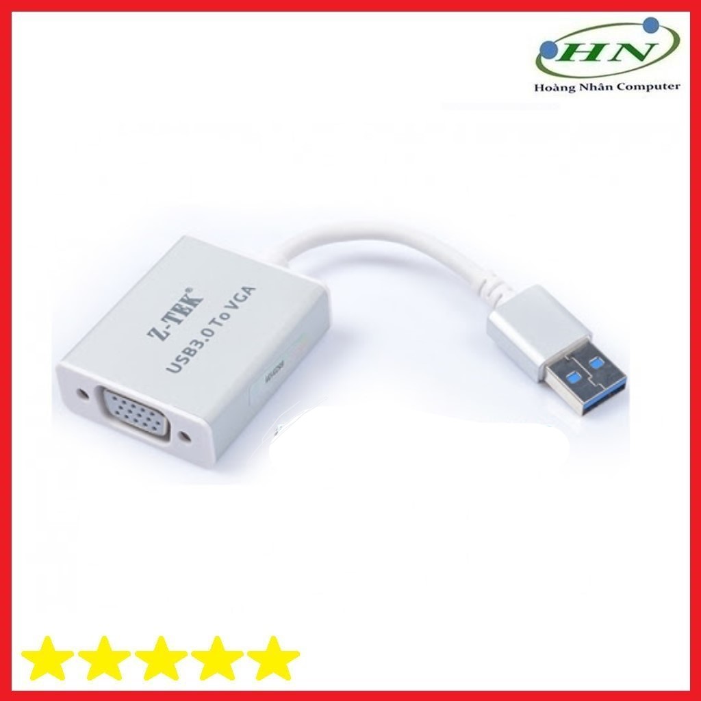 [HCM]Cáp USB Ra VGA 3.0 ZTEK ZY-197