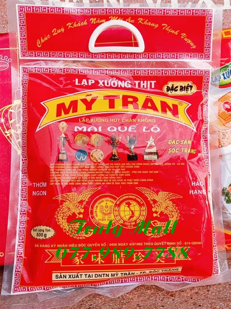 500gr Lạp Xưởng Mỹ Trân – Nạc Đặc Biệt