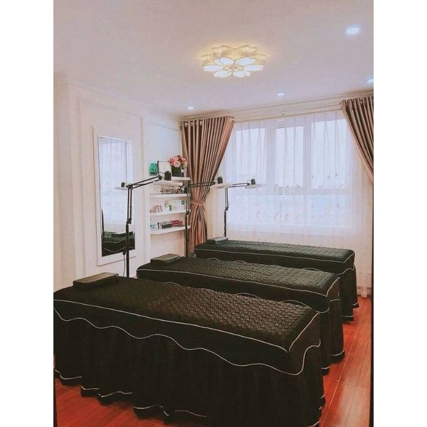 Ga lụa trần spa kèm vỏ gối