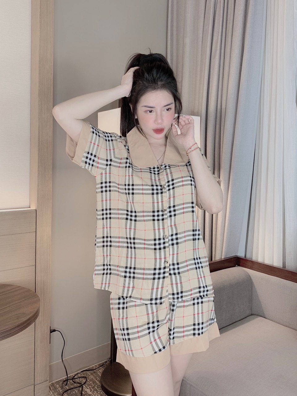 Đồ bộ nữ, đồ ngủ nữ 2 dây quần đùi , Đồ ngủ, Bộ đồ ngủ mặc nhà dễ thương xinh xắn đáng yêu