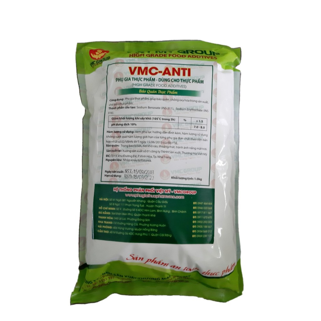 VMC ANTI CHẤT BẢO QUẢN THỰC PHẨM