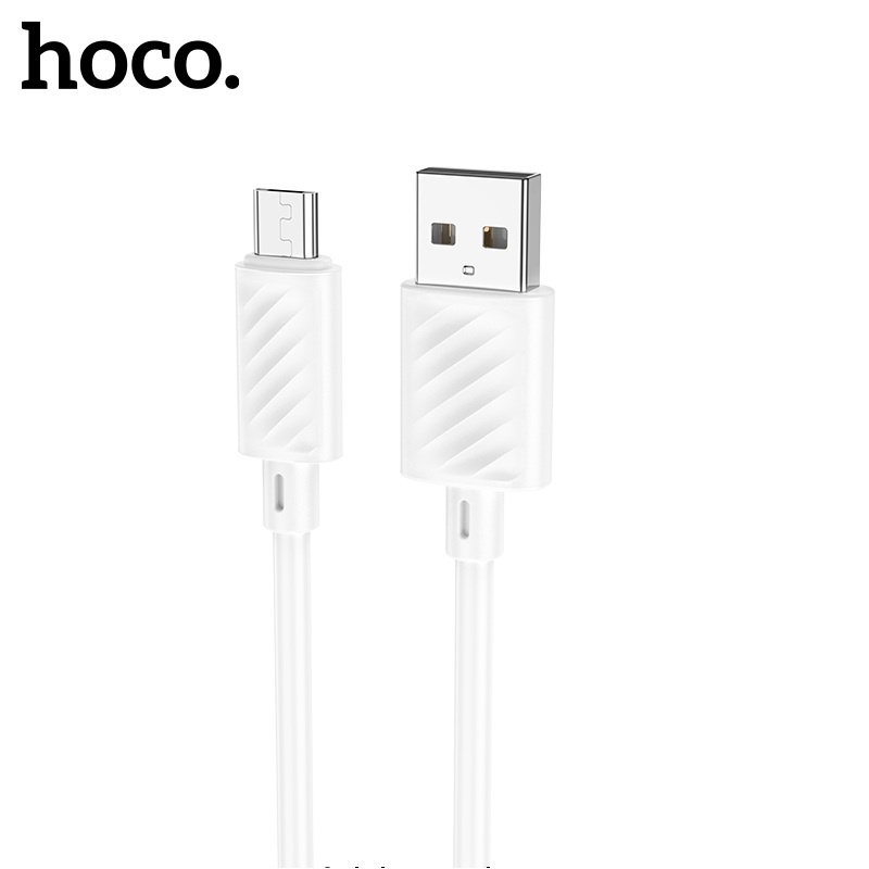 Cáp sạc Hoco X88 Micro sạc nhanh 2.4A đồng bộ data cho Android dài 1M ( Trắng )