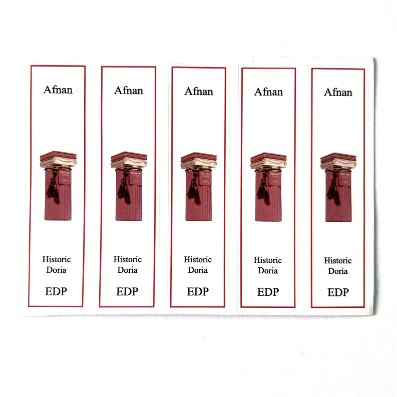 [HCMC] combo 10 PCs Afnan perfume bottle sticker for full range extract bottle