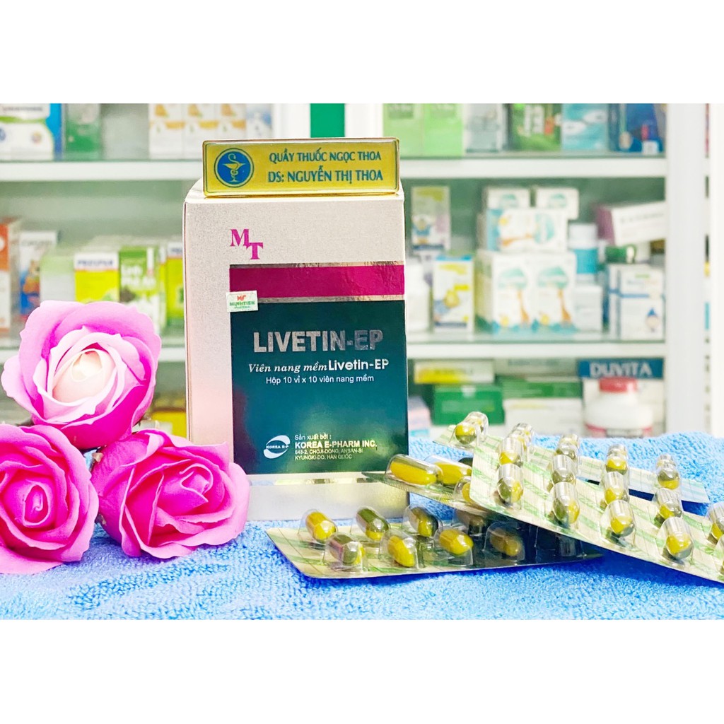 Giải Độc Gan LIVETIN - EP - hộp 100 viên