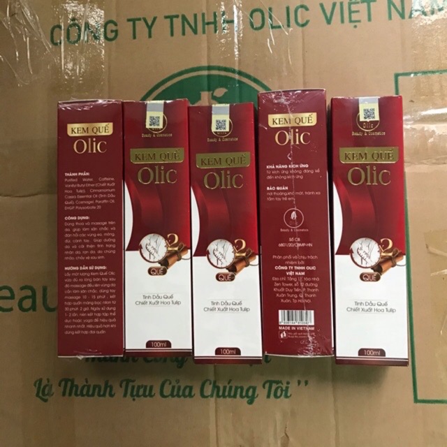 Combo 5 kem tan mỡ olic