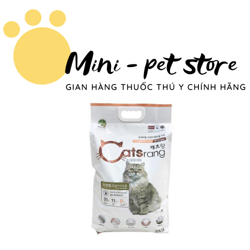 [5KG] Thức ăn hạt cho mèo Hàn Quốc Catsrang
