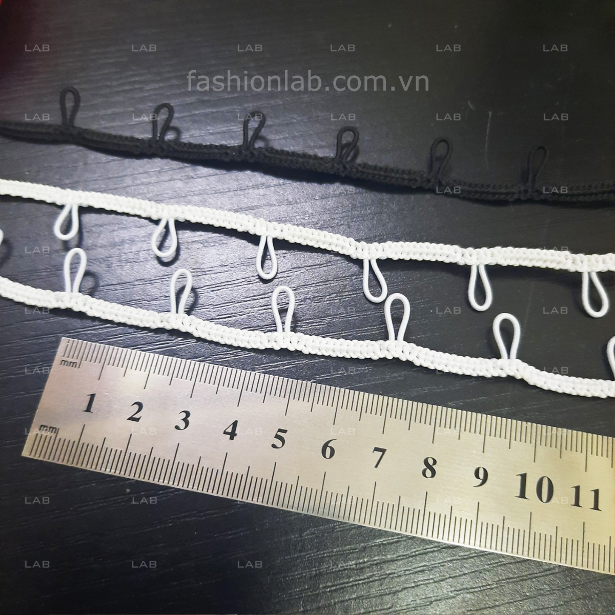 Dây cúc đan áo cưới, đầm dạ hội (m)