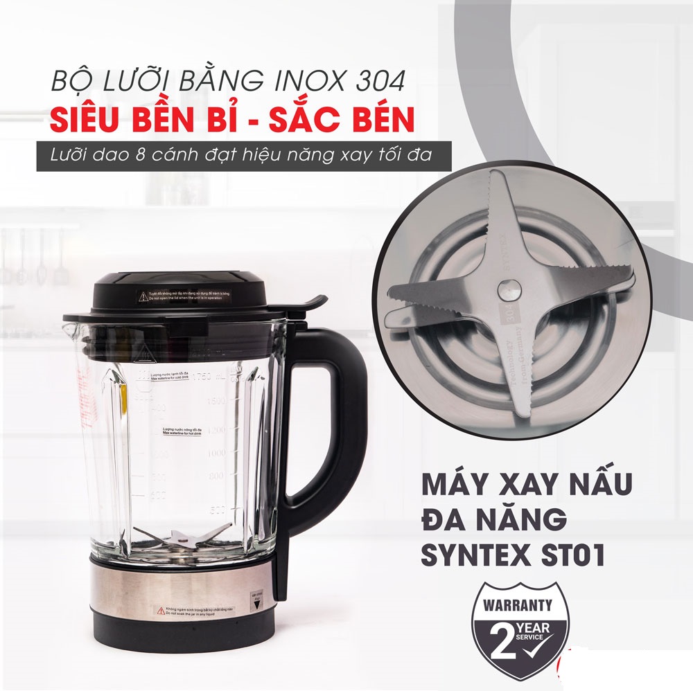 Máy Xay Nấu Đa Năng SYNTEX ST01  (máy làm sữa hạt)