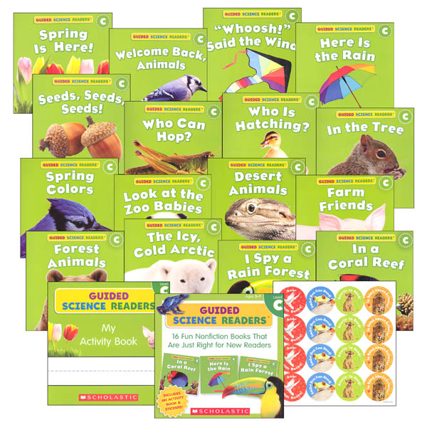 Scholastic Guided Science Reader Level A, B, C,D,E và F - 81 quyển | Nhập Khẩu