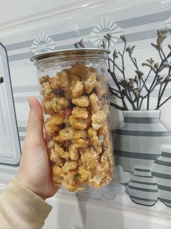 Tóp Mỡ Sấy Giòn Lon Pet 250G - Siêu Phẩm
