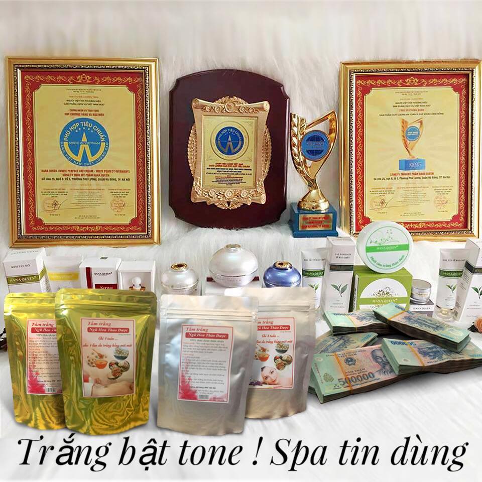 Combo tắm trắng ngũ hoa thảo dược (Body+face)