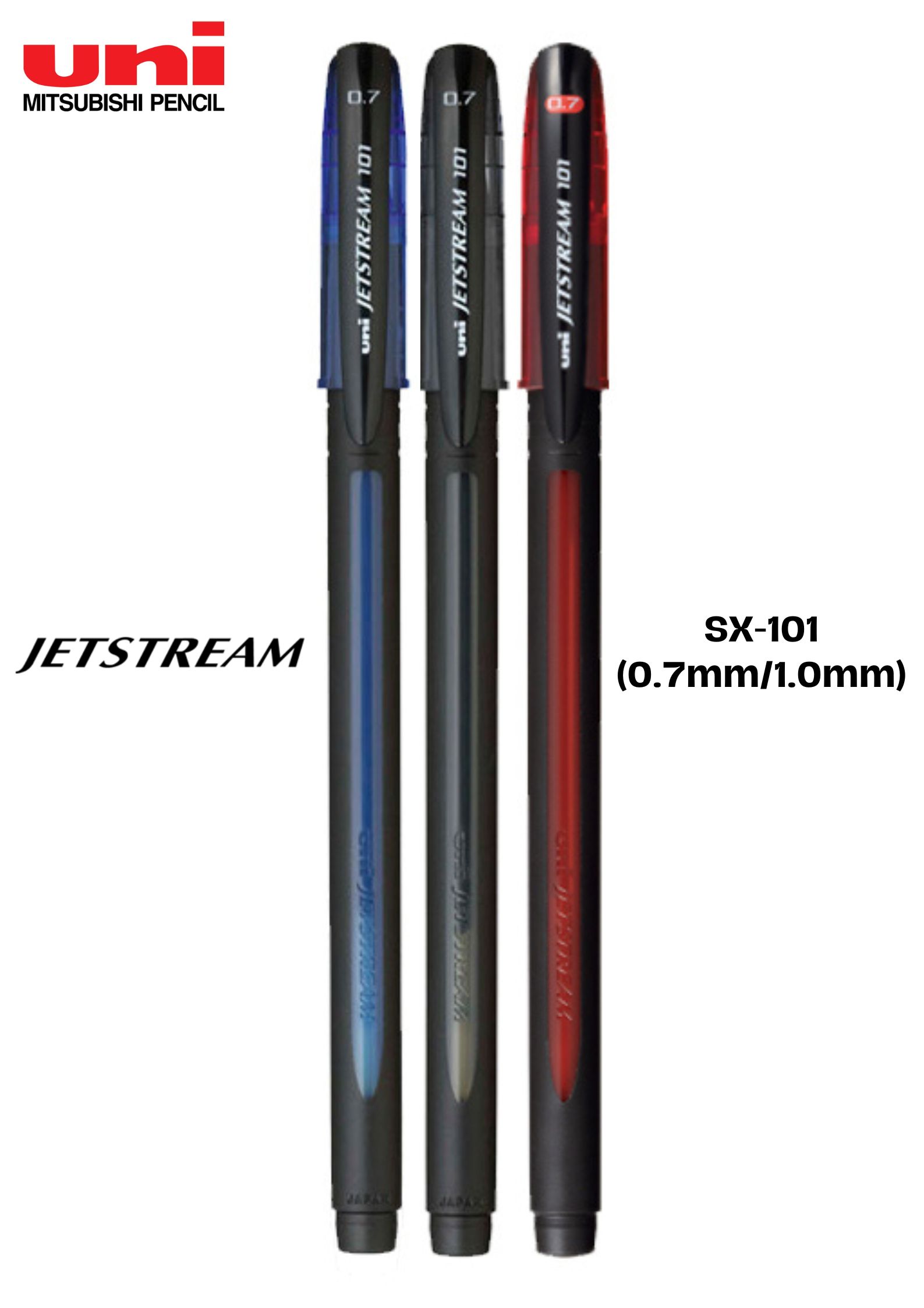 SX-101(0.7mm, 1.0mm) UNI-BALL Jetstream pen