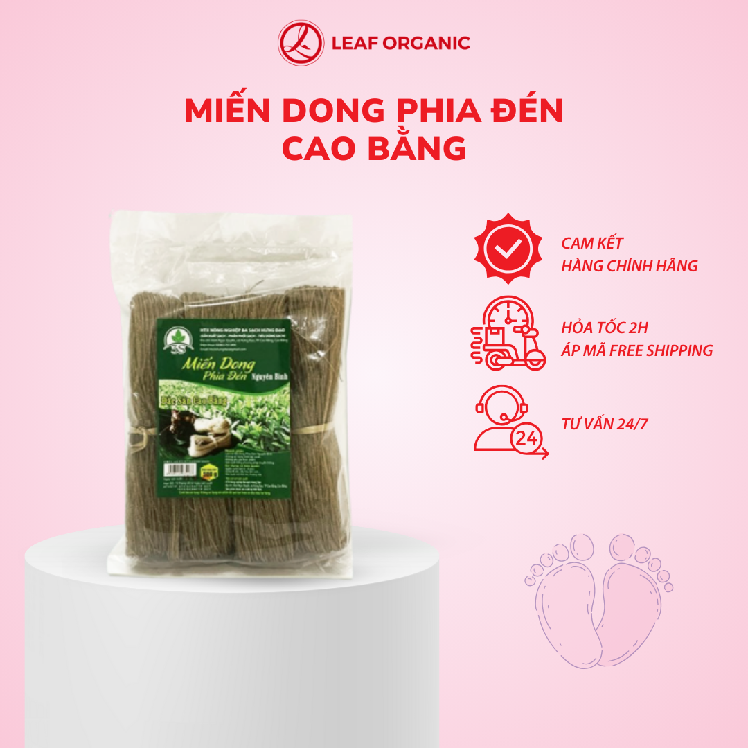 Miến Dong Phia Đén Nguyên Bình - Leaf Organic HCM