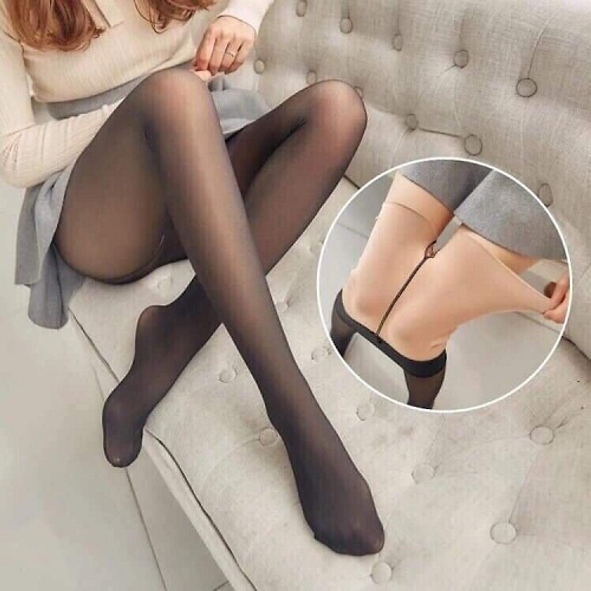 Quần tất 3D CẢ BÀN siêu bền, siêu xinh