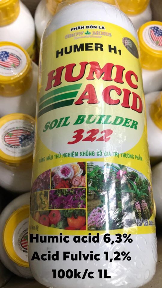 Phân bón lá NPK sinh học Humic Acid 322 1 LÍT