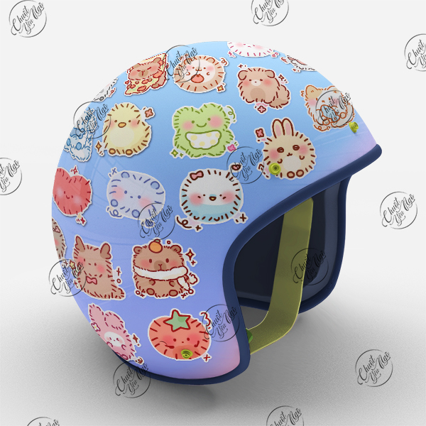 Bộ sticker THÚ BÔNG dễ thương đang yêu