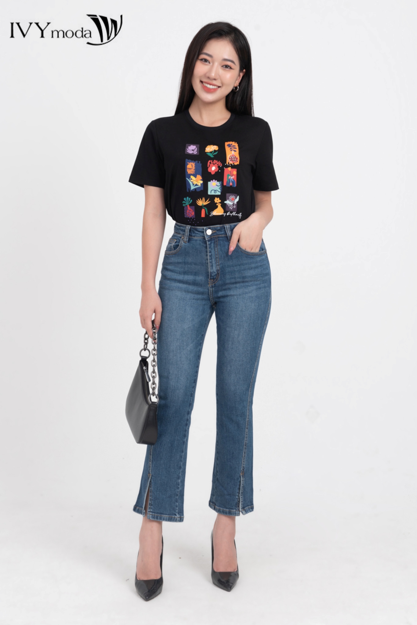 Áo thun Flower IVY moda MS 57M8452