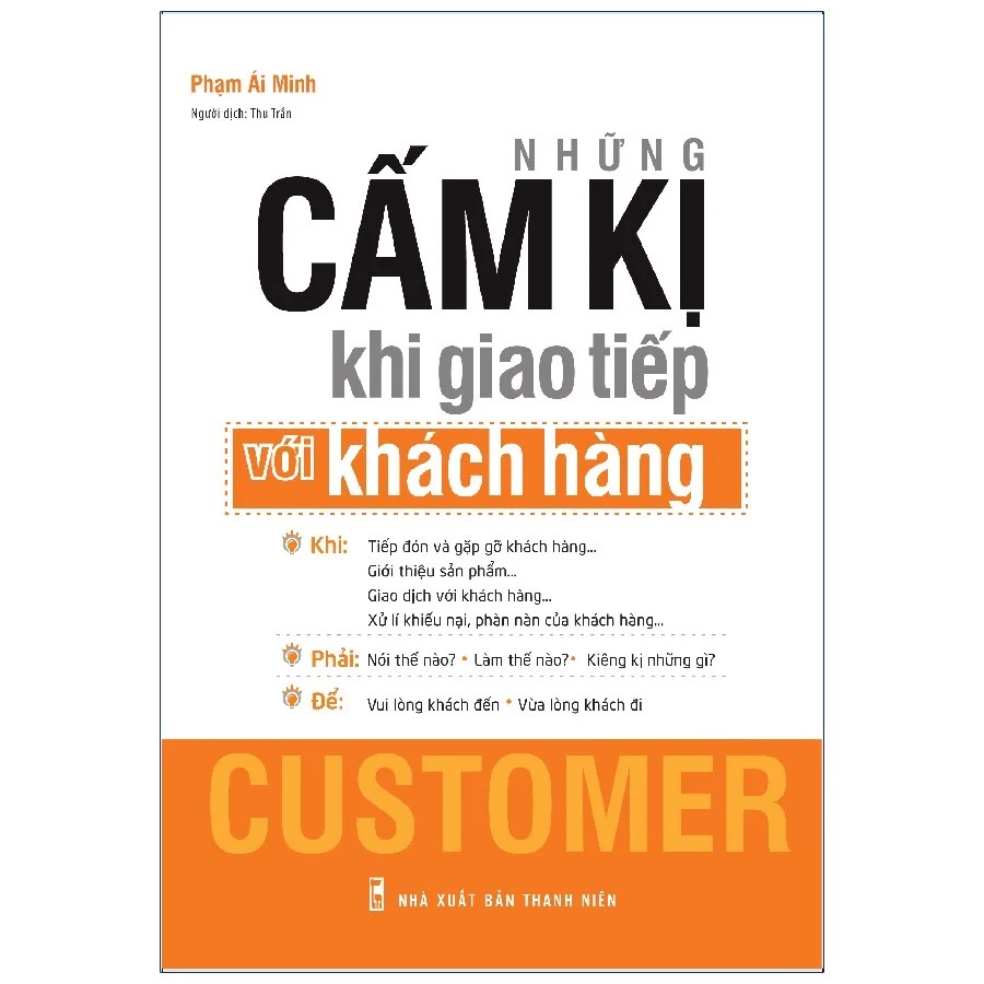 Sách: những cấm kị khi giao tiếp với khách hàng