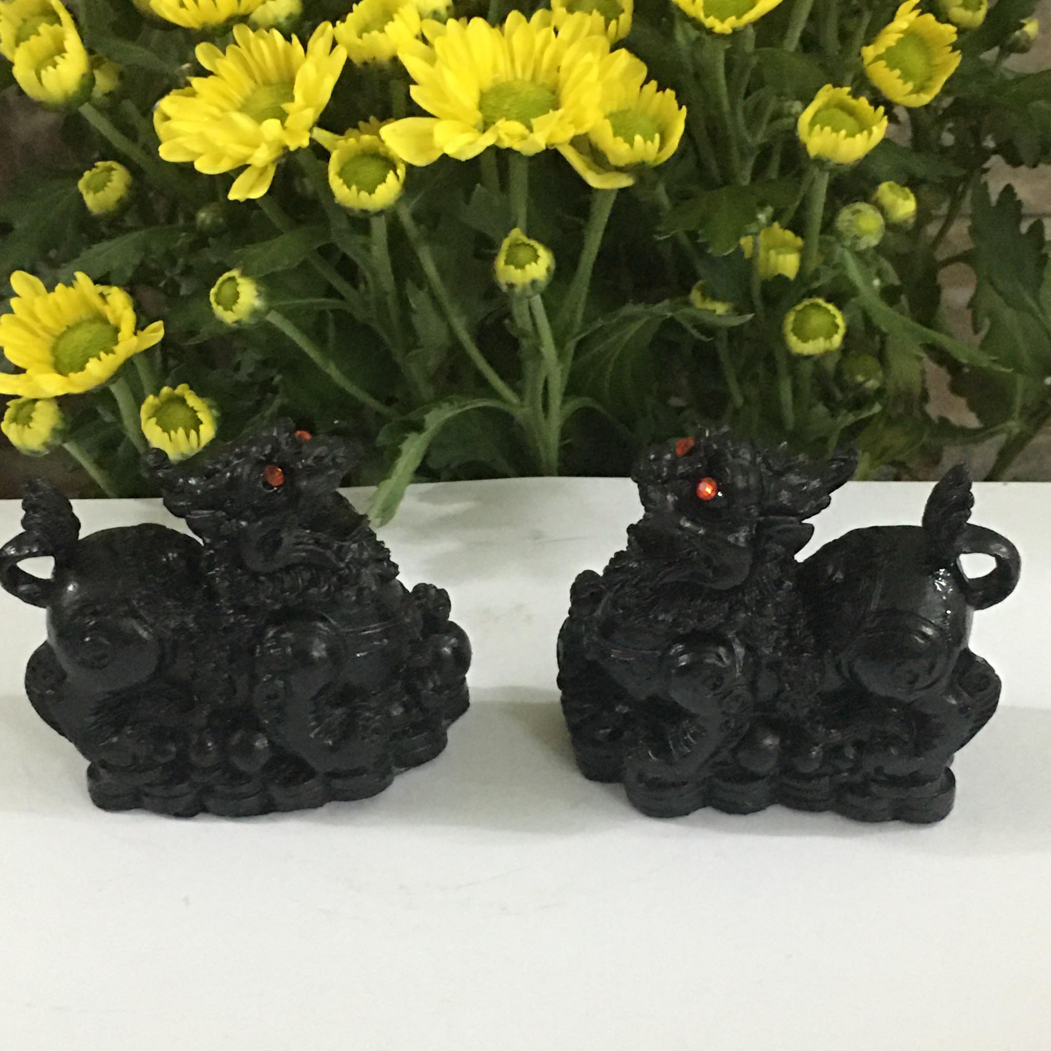 cặp tỳ hưu màu đen phong thủy