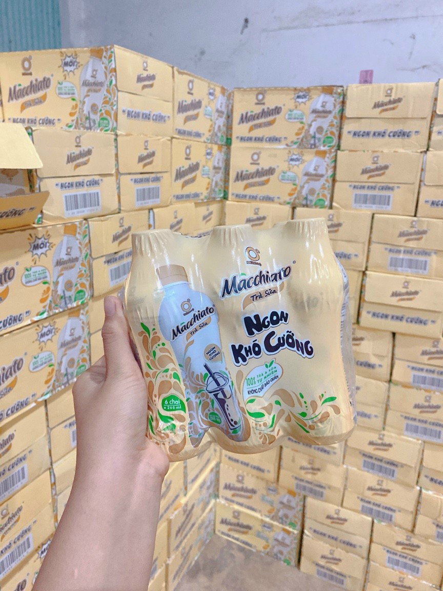 Trà sữa không độ Matchiato 6 chai - HSD 14/09/2022