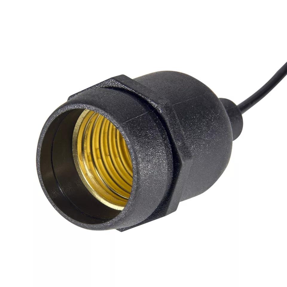 [HCM]Bộ dây treo kín nước dài 10m 15 đuôi đèn e27