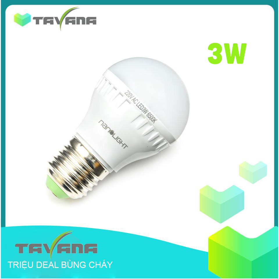 Bóng Đèn Led Tiết Kiệm Điện Nanolight 3W
