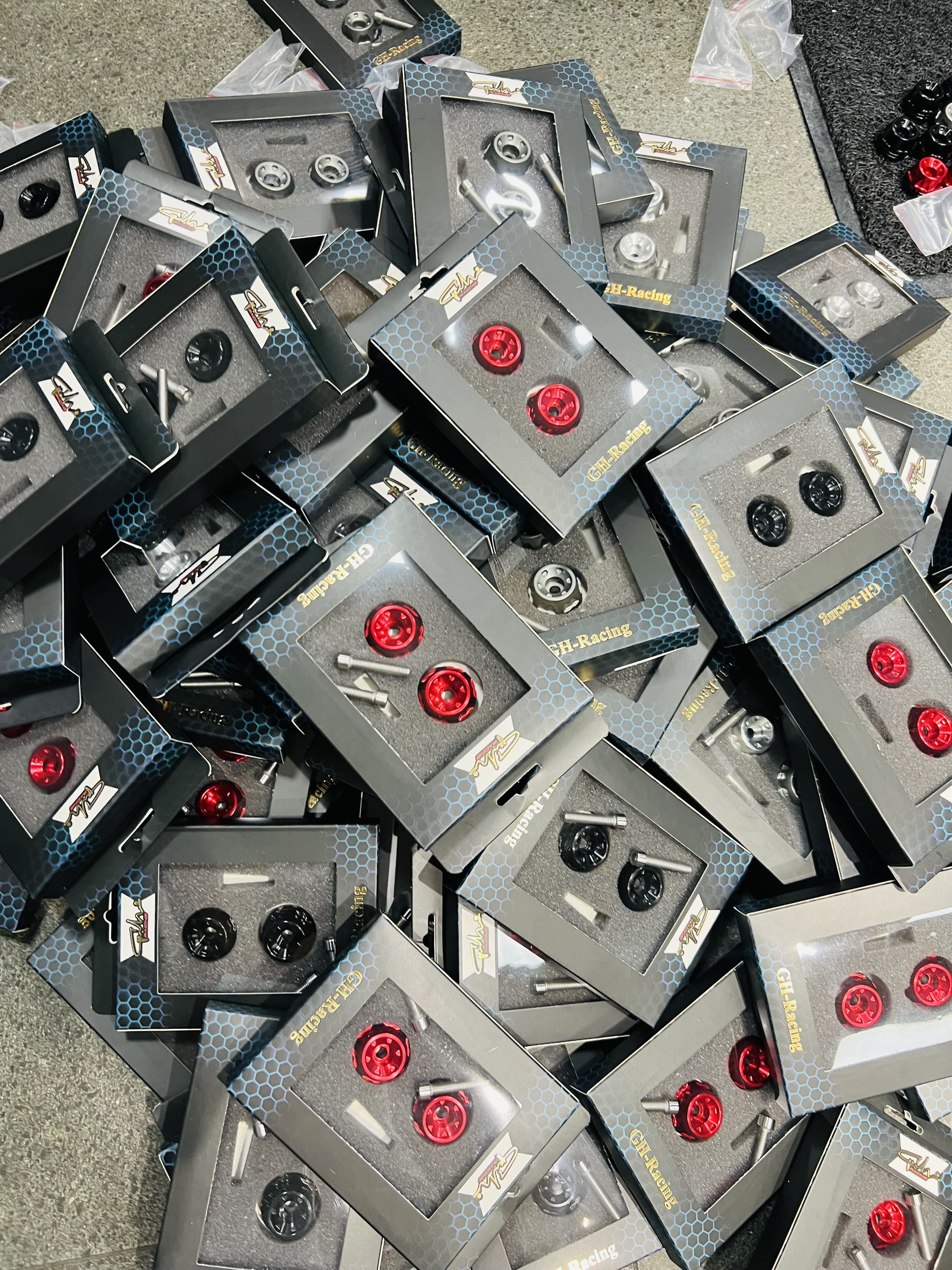 Gù nhôm CNC GH Racing mẫu V2 ( Sơn Q1)