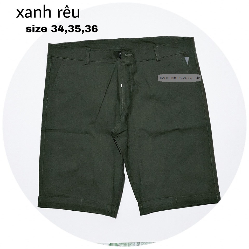 [HCM]Quần short kaki nam cao cấp forrm ôm co giãn