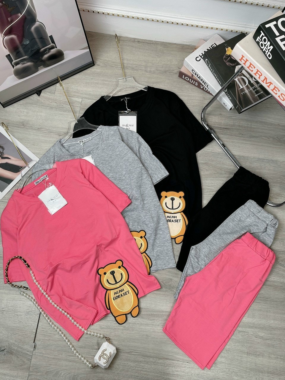 Sét Bộ Đùi In Hình Gấu Siu Cute