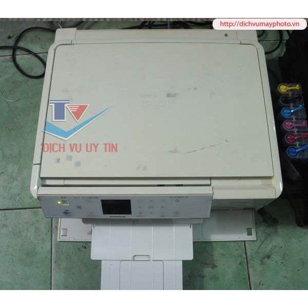 Máy in phun màu đa năng Epson 803A máy in 6 màu in đẹp bền đầu in gấp 2 lần L805 có in wifi INECO