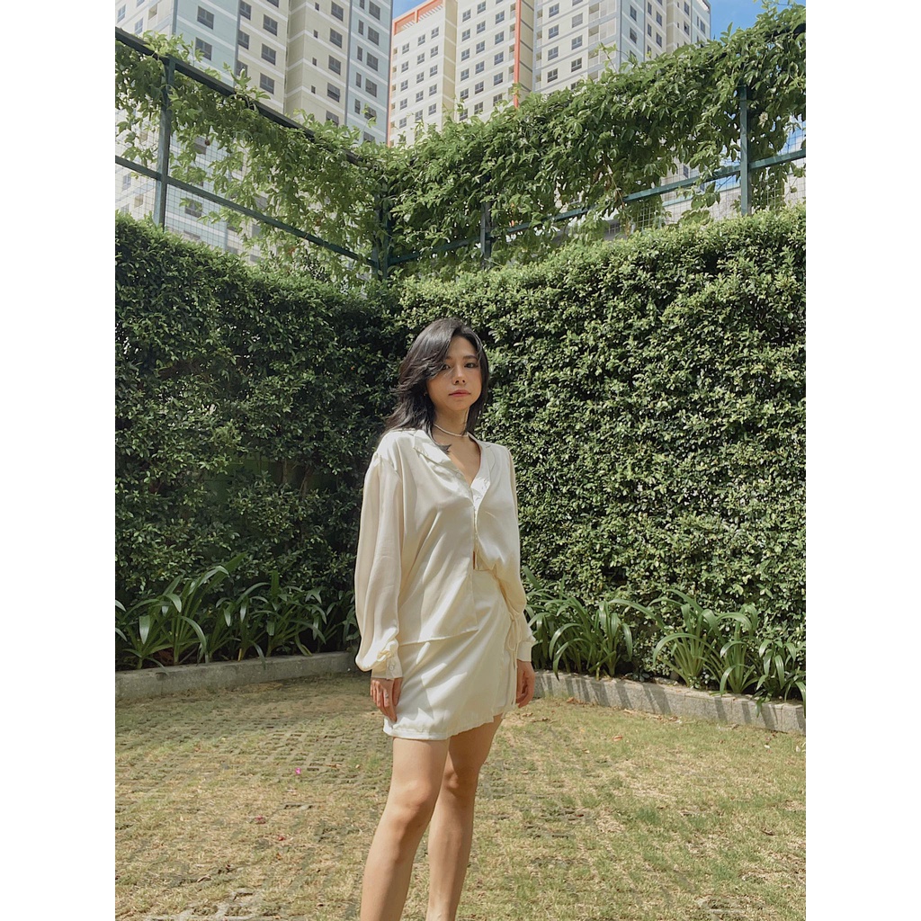 áo somi cổ lụa