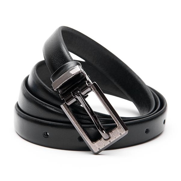 Thắt lưng nữ da bò 2P màu đen HK5115