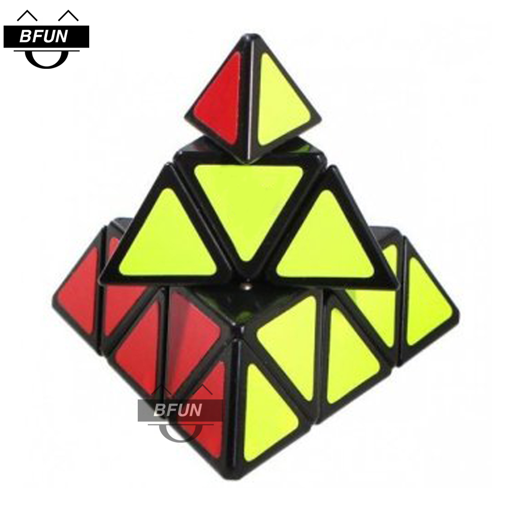 Đồ Chơi Rubik TAM GIÁC 3x3 Viền Đen Cao Cấp - Rubik Biến Thể 4 Mặt, Khối Rubik Xoay Mượt Giá Rẻ - Đồ Chơi Trẻ Em BFUN