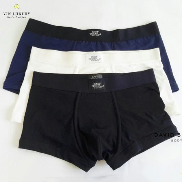 [Nhập RS0822 giảm 30k cho đơn 99k][HÀNG CHUẨN] Hộp 3 Quần Lót Nam Boxer David Beckham