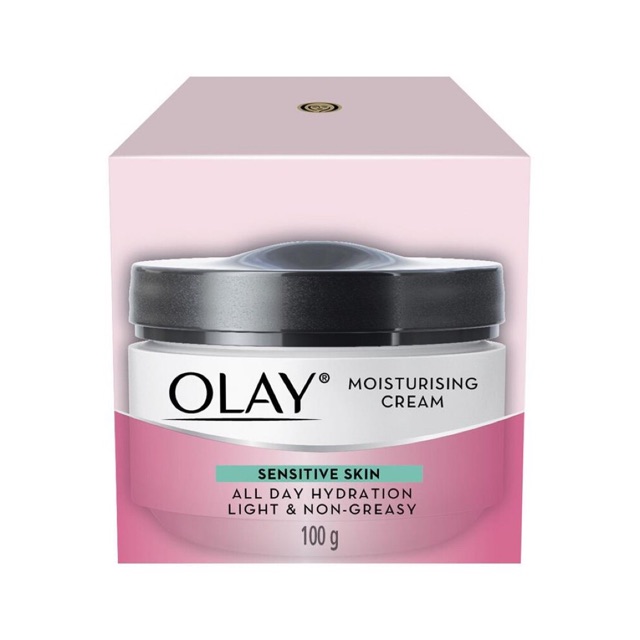 Kem DưỠNg DàNh Cho Da NhạY CảM Olay Moisturising Cream Sensitive Skin 100G. Hàng Xách Tay Úc