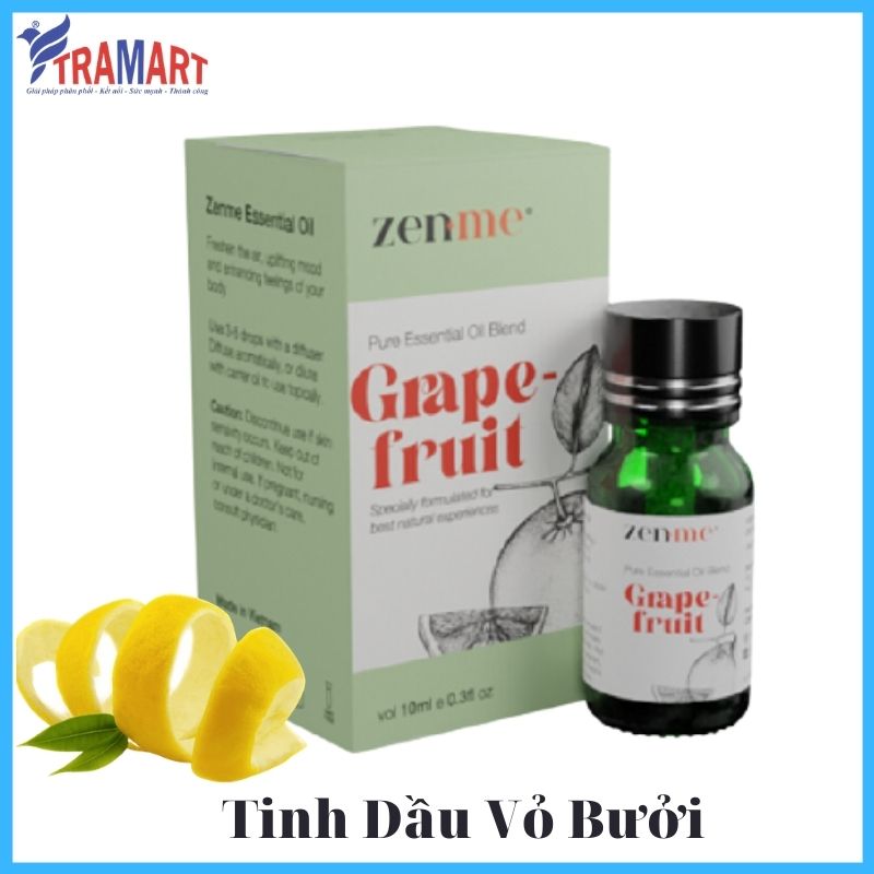 Lọ tinh dầu thiên nhiên Organic Zenme ZEN1971 10ml Grapefruit