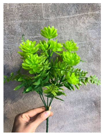 Cụm Cỏ Điểm _ Lá Giả Trang Trí - Hoa lụa