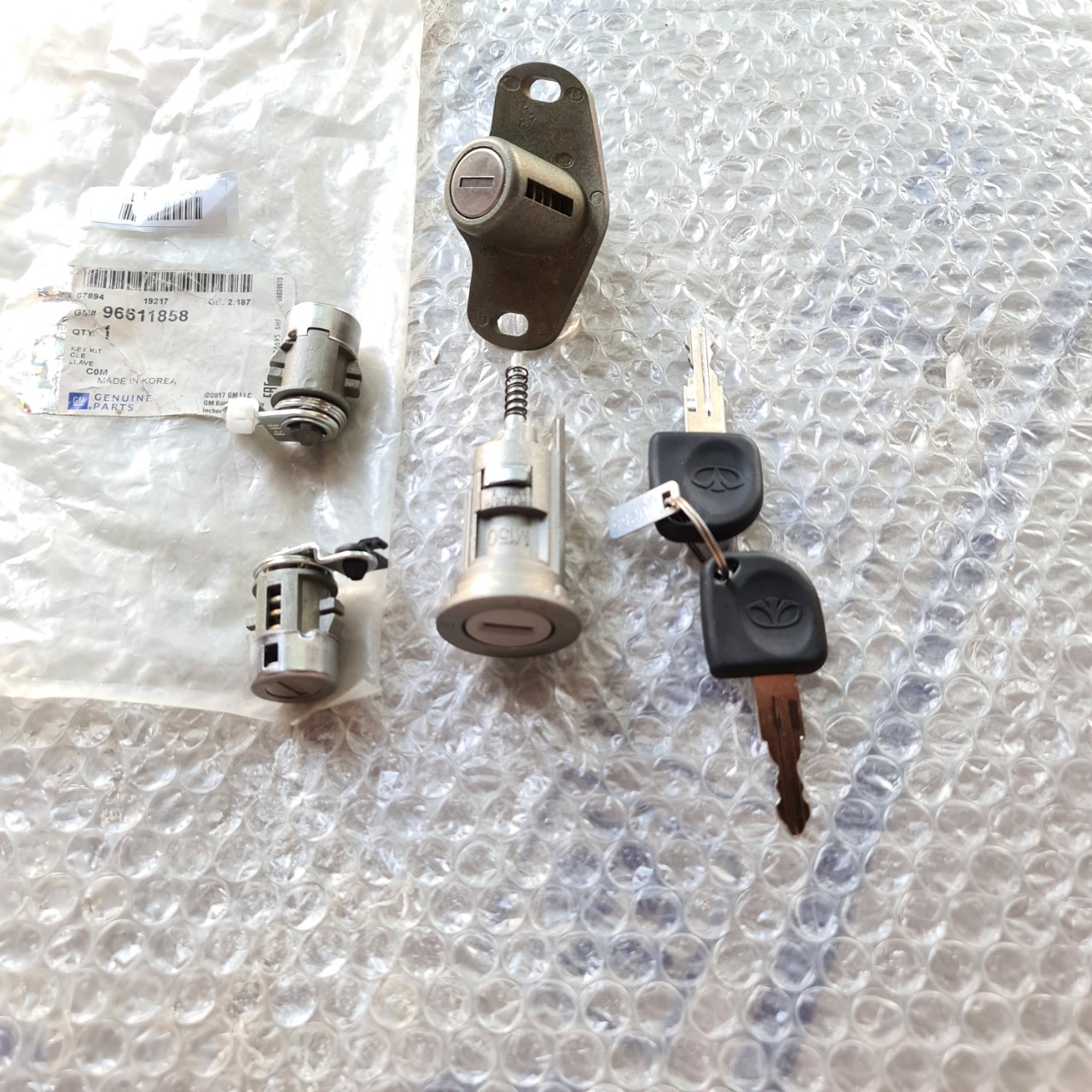 Bộ ổ khóa đề, khóa cửa Matiz Xịn