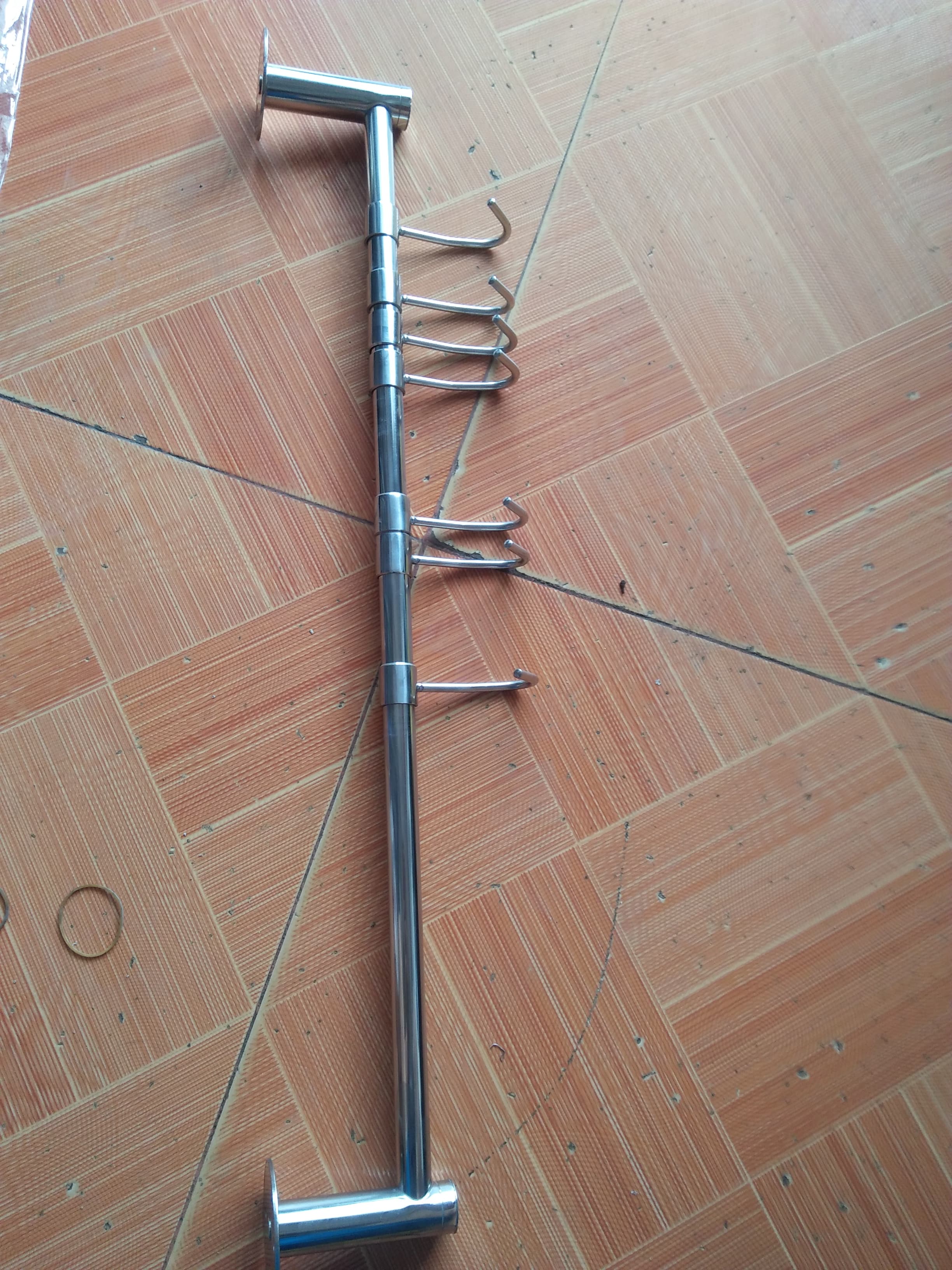 Giá treo xoong nồi trên tường inox 304, treo rổ rá, treo đồ móc treo di động (hàng cực đẹp)