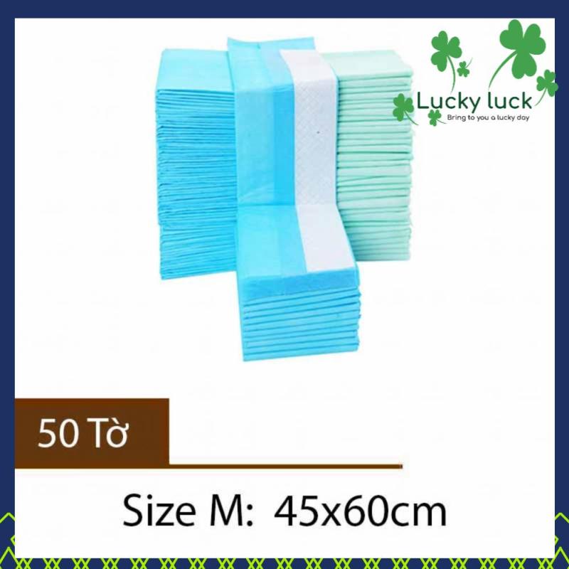 Miếng lót cho chó mèo - Tã lót cho thú cưng - Tã Size M 50 tờ