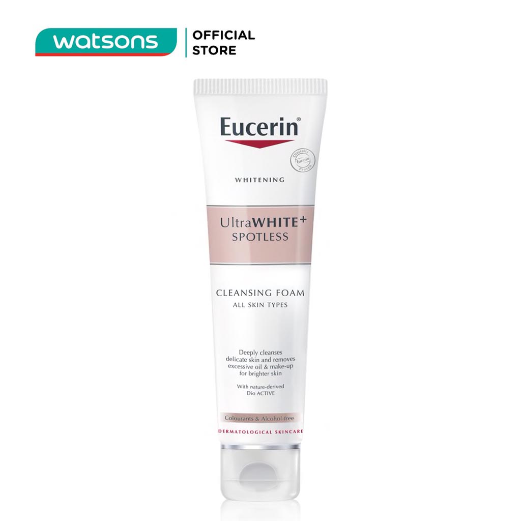 Sữa Rửa Mặt Eucerin Ultra White+ Spotless Cleansing Foam Làm Trắng Da 150g