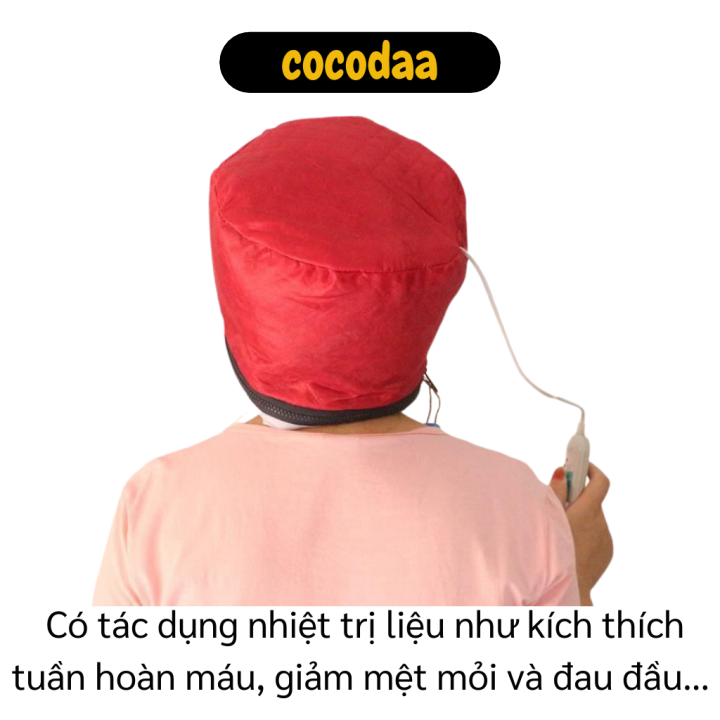 Mũ hấp tóc - Mũ ủ tóc điện - Máy hấp tóc cá nhân máy ủ tóc tại nhà giúp tóc óng mượt